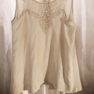Embroidered Lace Vintage Style Blouse
